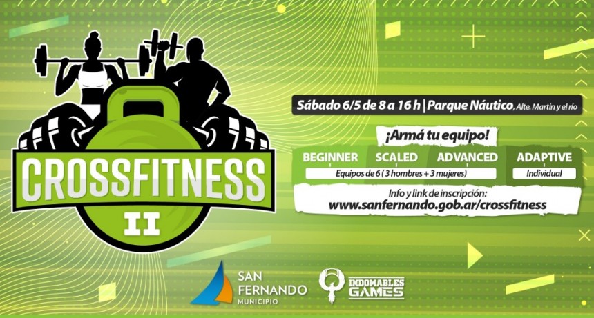 San Fernando: Inscripción abierta para una nueva competencia “Crossfitness” en el distrito 