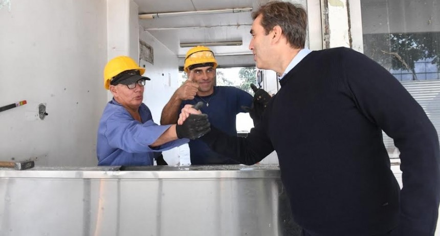 Luján: Boto recorrió el inicio de la remodelación de la Terminal de Ómnibus