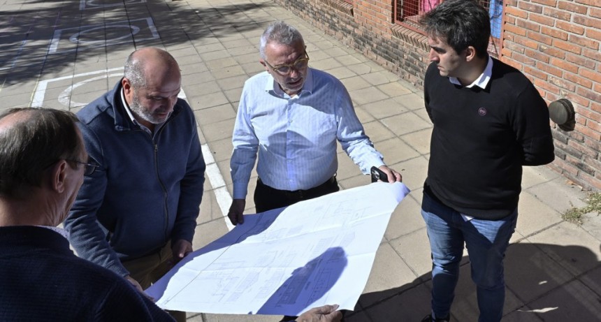 Tigre: Julio Zamora supervisó la ampliación del Jardín de Infantes N° 935