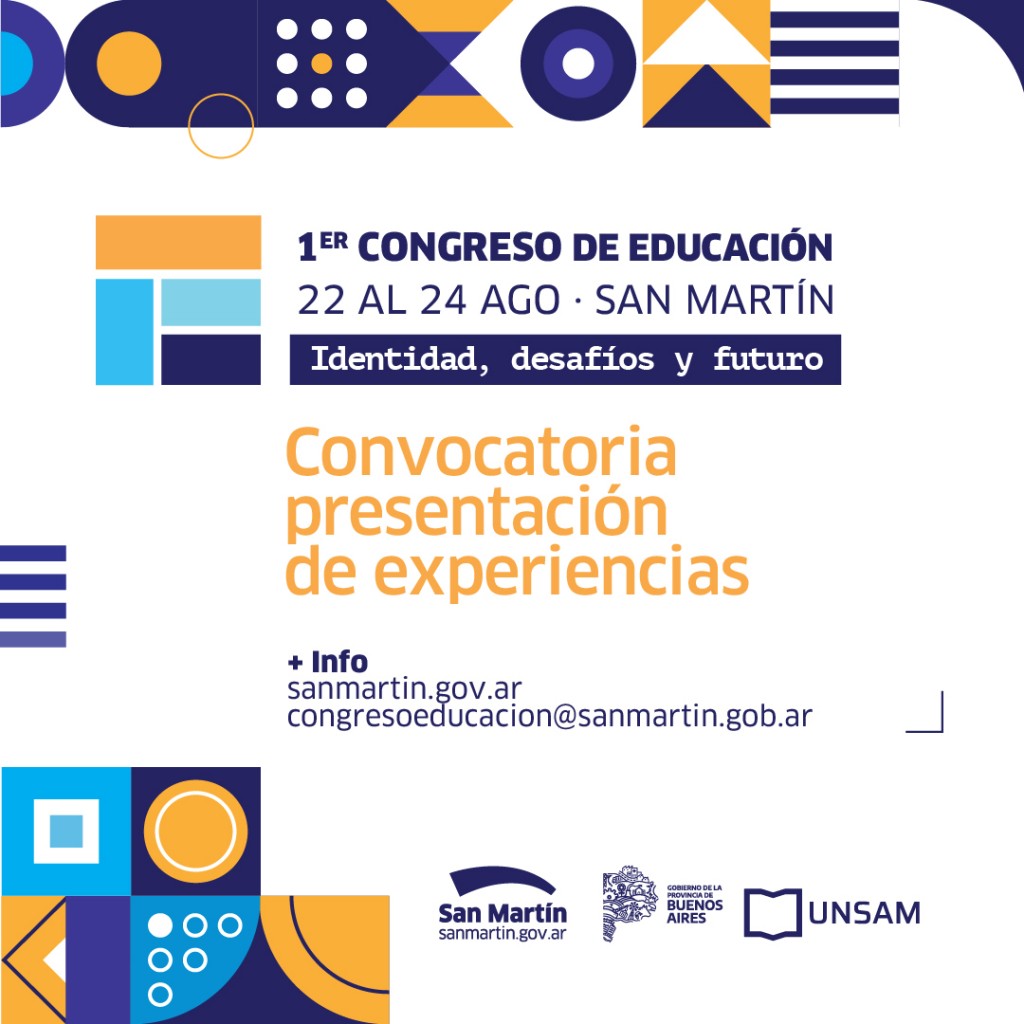 San Martín: El Municipio lanza el 1° Congreso de Educación de la ciudad