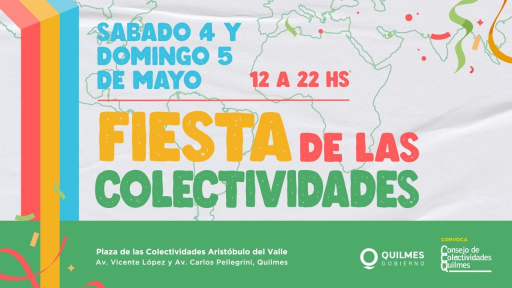 Quilmes: Este fin de semana regresa la Gran Fiesta de la Colectividades en el partido 