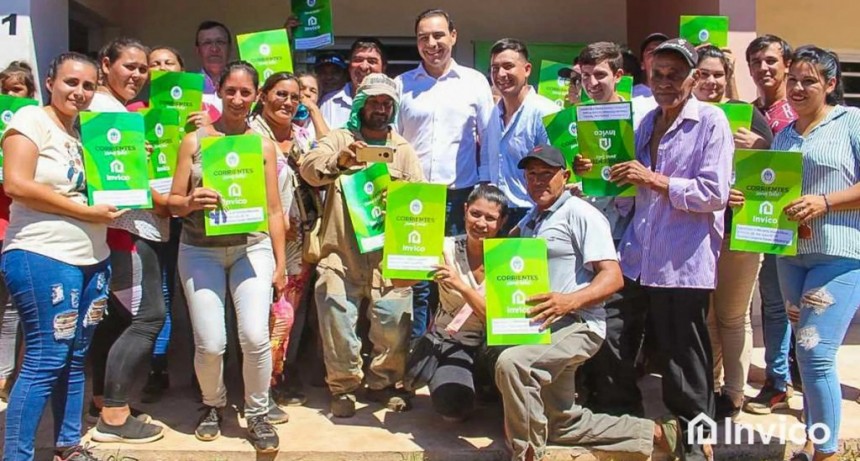 Corrientes: El Gobierno Provincial entregó más de 70 viviendas en Marzo 
