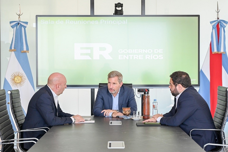 Entre R&iacute;os: Frigerio se reuni&oacute; con el presidente de la comuna de Aldea Spatzenkutter