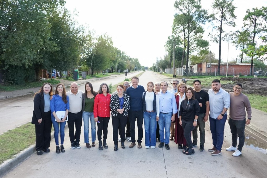 Pte. Per&oacute;n: Cantero junto al Ministro Katopodis recorrieron importantes obras del distrito