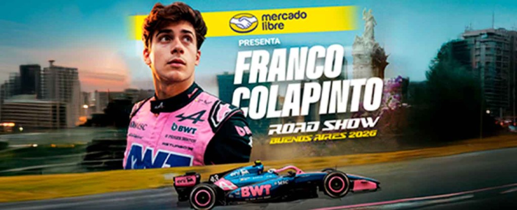 Franco Colapinto, el gran protagonista de un fin de semana repleto de eventos en la Ciudad