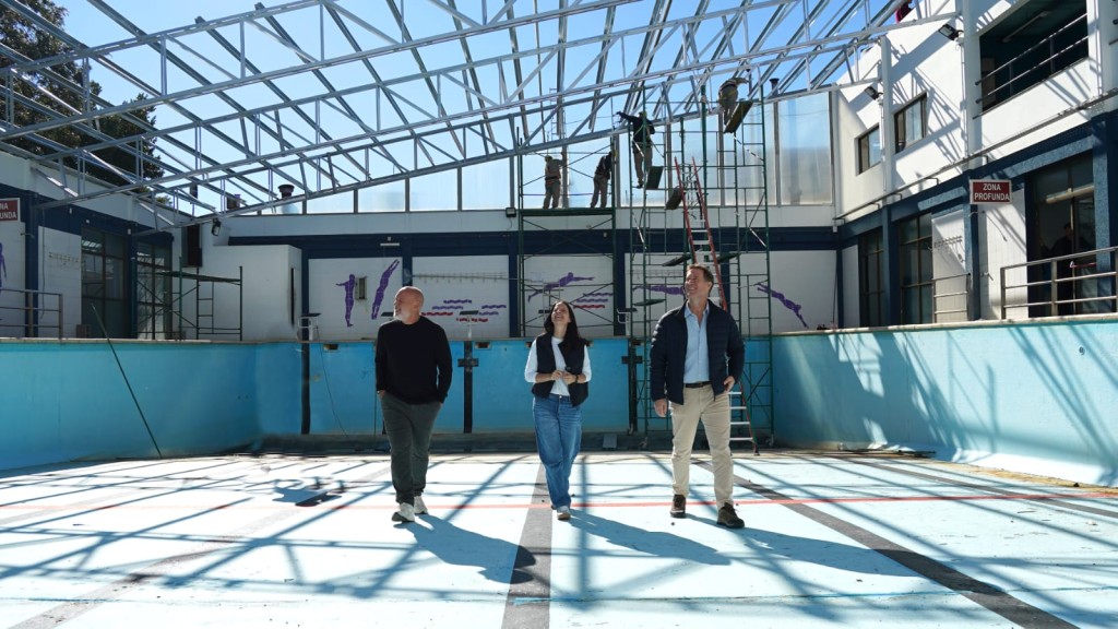 Vicente L&oacute;pez: Avanza con la modernizaci&oacute;n del natatorio en el CEMINA de Florida Oeste