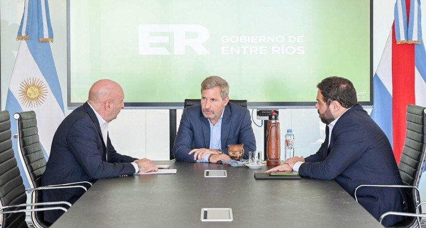 Entre R&iacute;os: Frigerio se reuni&oacute; con el presidente de la comuna de Aldea Spatzenkutter