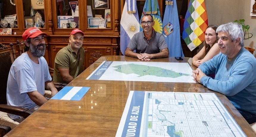 Azul: Sombra mantuvo una reuni&oacute;n con representantes de la Federaci&oacute;n Rural