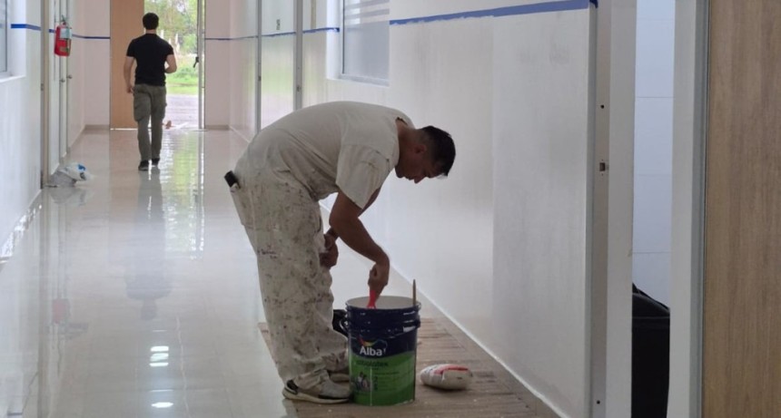 Escobar: Comenzaron las obras de refacci&oacute;n en la UDP de Maschwitz y el Centro de Salud Mental Papa Francisco