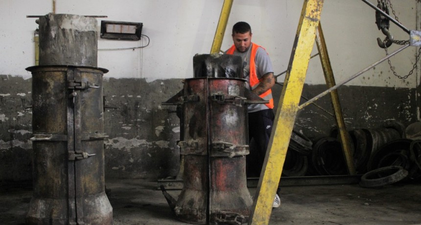 Luján: Recuperación de la fábrica municipal de caños pluviales 