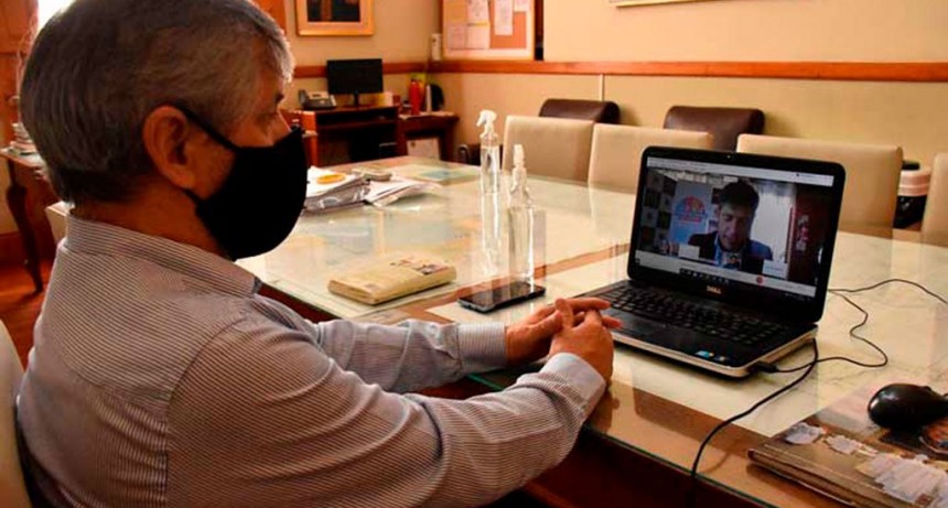 Chivilcoy: El intendente Britos participó de una videoconferencia con el fin de evaluar los pasos a seguir en medio de la segunda ola de Covid-19