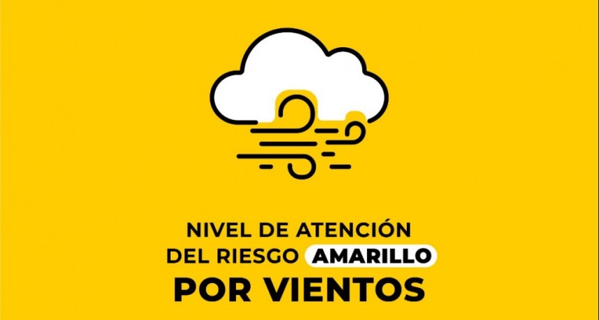 La Plata: Se mantiene el Nivel de Atención del Riesgo ‘Amarillo’ por tiempo ventoso con ráfagas