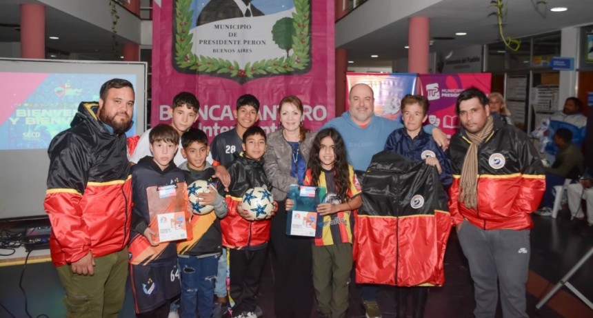 Pte. Perón: Cantero presentó la primera Liga Municipal de Fútbol 
