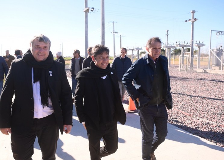 Kicillof inauguró la nueva Estación Transformadora de Quenumá