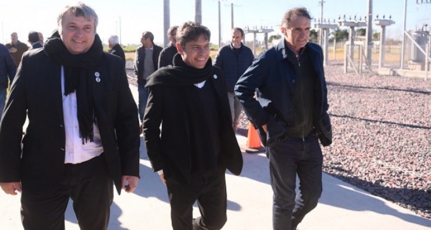 Kicillof inauguró la nueva Estación Transformadora de Quenumá