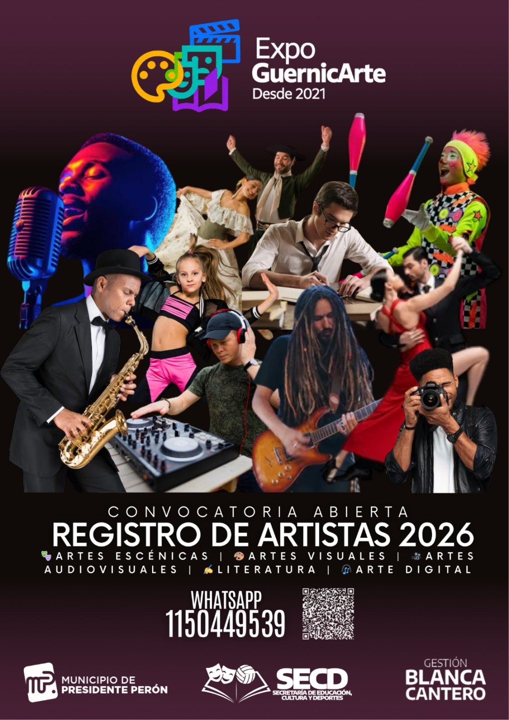 Pte. Per&oacute;n: El Municipio abri&oacute; el registro de inscripci&oacute;n para artistas locales