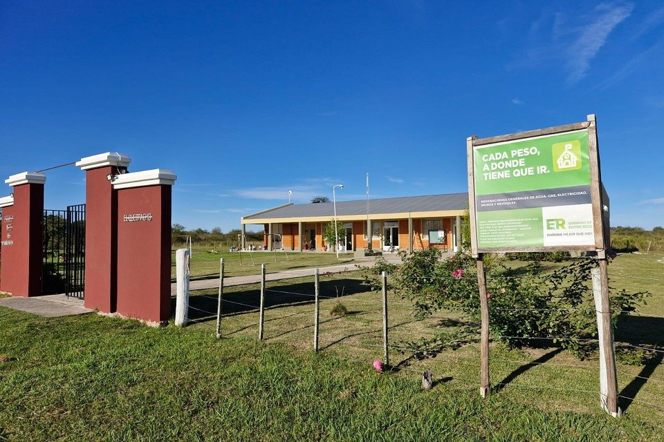 Entre R&iacute;os: Finalizaron mejoras edilicias de la escuela rural N&deg; 23 de Feliciano
