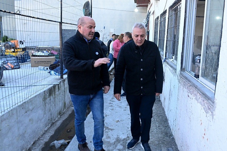 Tigre: Julio Zamora monitore&oacute; trabajos de infraestructura educativa en la Escuela Secundaria N&deg; 21