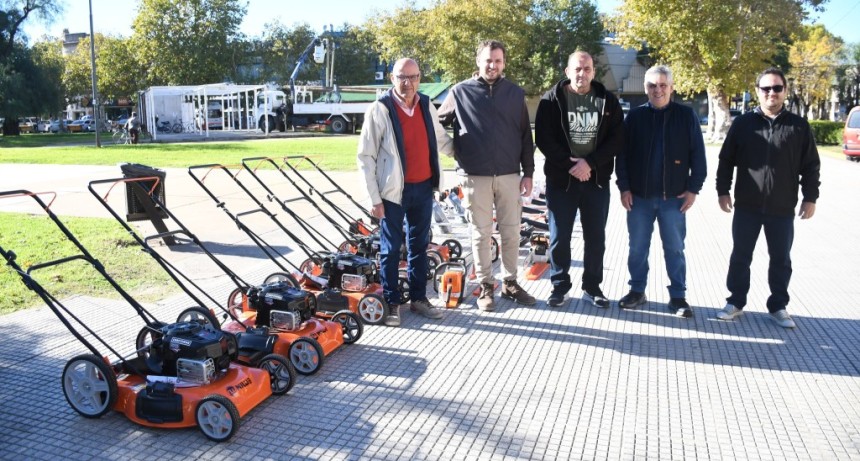 Chivilcoy: El Municipio invirti&oacute; en nuevas herramientas para agilizar la limpieza de terrenos