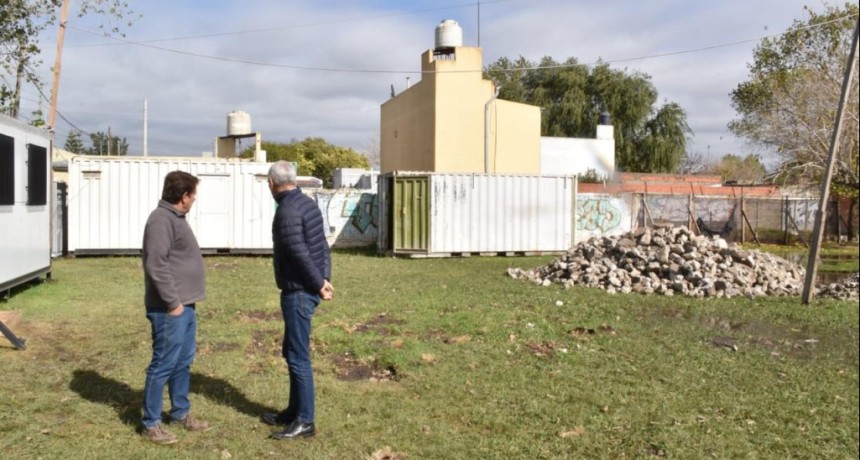 Berisso: Cagliardi recorri&oacute; el predio donde se construir&aacute; el nuevo Polideportivo de Villa Progreso