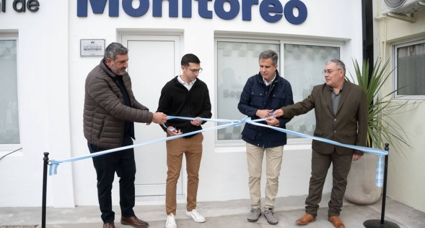 Rivadavia: Martin&eacute;z inaugur&oacute; el nuevo Centro Municipal de Monitoreo