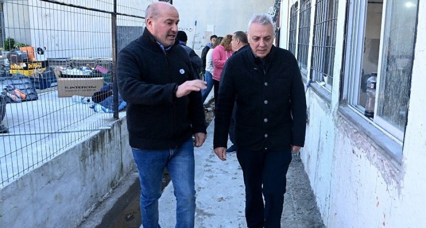 Tigre: Julio Zamora monitore&oacute; trabajos de infraestructura educativa en la Escuela Secundaria N&deg; 21