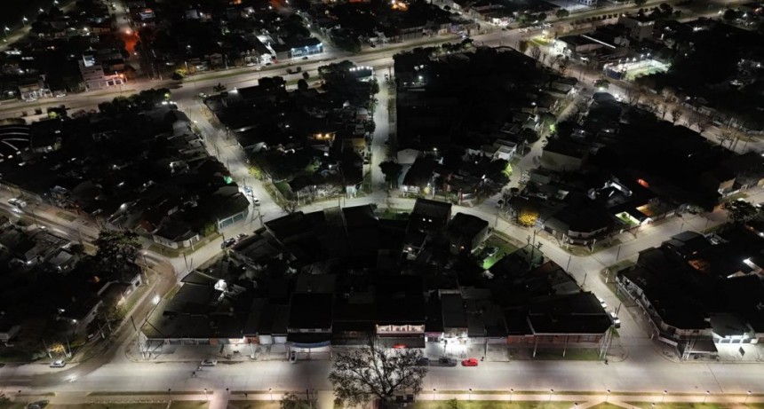 Pte. Per&oacute;n: El Municipio avanza con la modernizaci&oacute;n del alumbrado p&uacute;blico