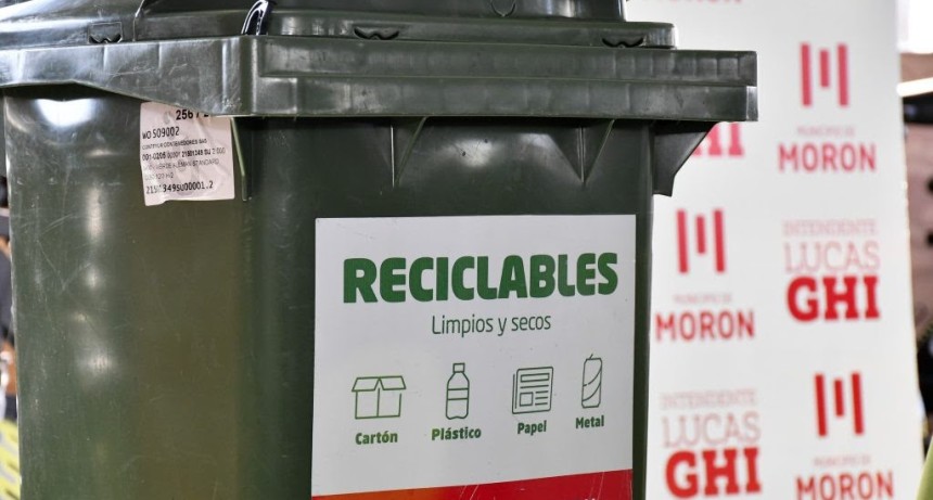 Mor&oacute;n: El Municipio implementa el sistema de recolecci&oacute;n diferenciada de residuos para comercios
