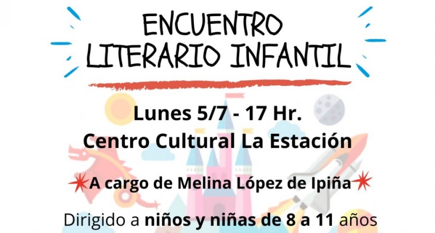 Tres Arroyos: Abierta la inscripción al encuentro literario infantil 