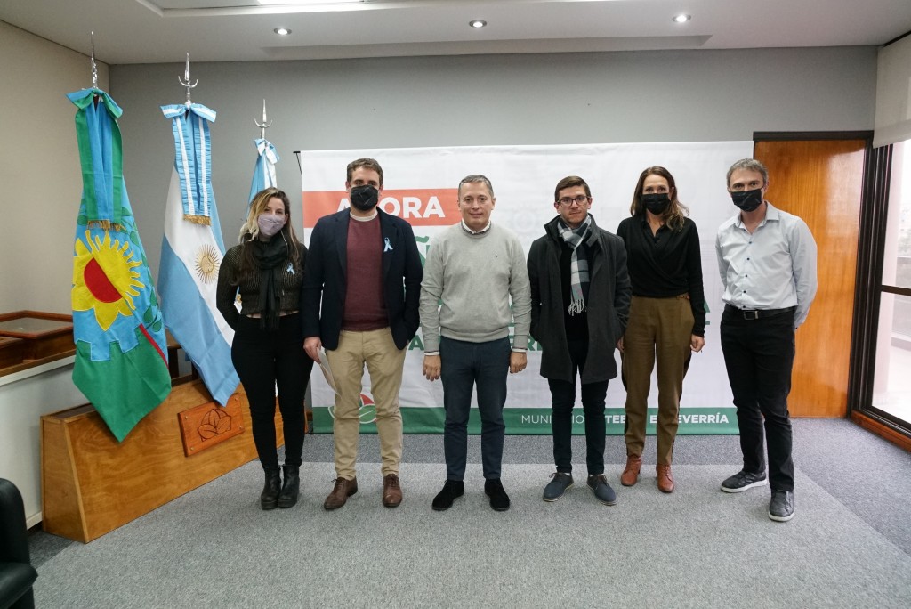 E. Echeverría: Fernando Gray se reunió con representantes de la empresa Logispack