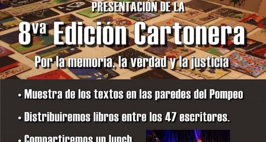Chivilcoy: Este sábado se presenta la 8° edición cartonera en el Museo Pompeo 