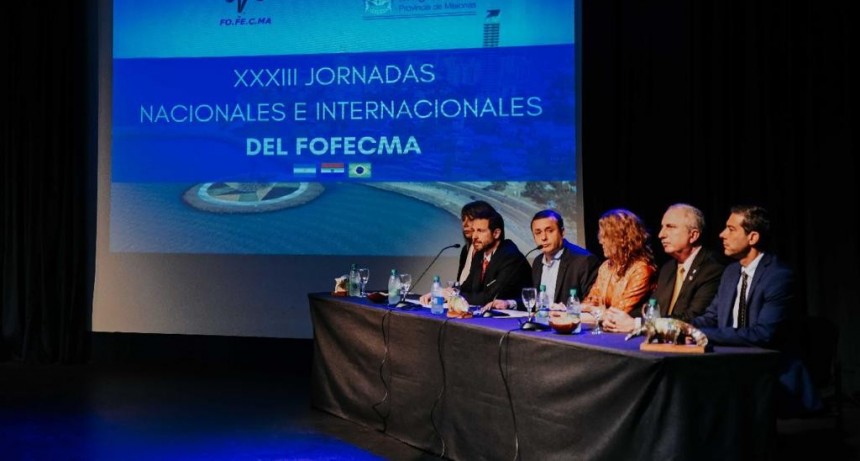 Misiones: Herrera Ahuad participó en la apertura de las XXXIII jornadas Nacionales e Internacionales del Fofecma 