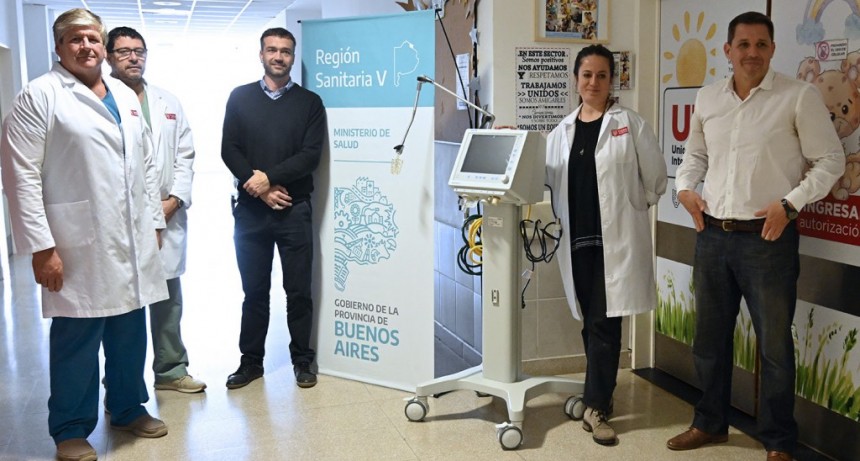 Tigre: El Hospital Materno Infantil incorporó un nuevo respirador