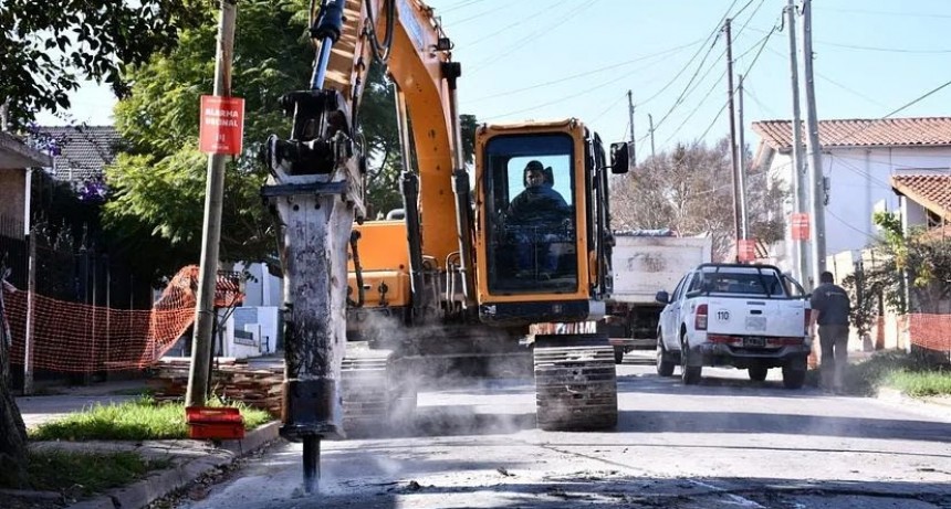 Morón: Comenzaron las obras de renovación de calles en El Palomar