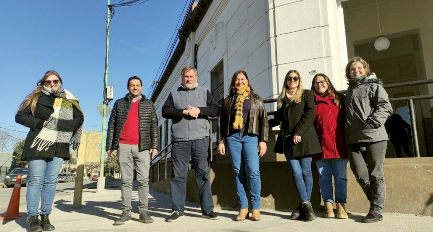 Suipacha: Alejandro Federico visitó la obra de la Escuela Primaria 1