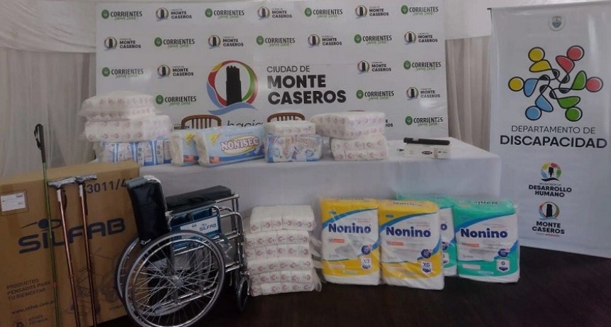 Corrientes: El COPRODIS realizó entrega de elementos de ortopedia y Kits igualitarios a familias del interior