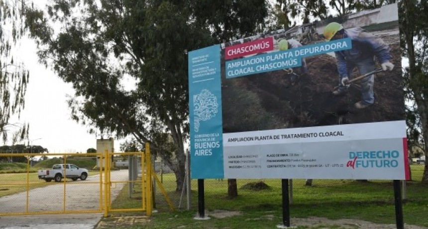 Chascomús: Avanzan las tareas para la construcción de la nueva planta depuradora 