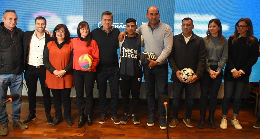 Chaco: Zdero lanzó el programa Provincial “Chaco Juega”