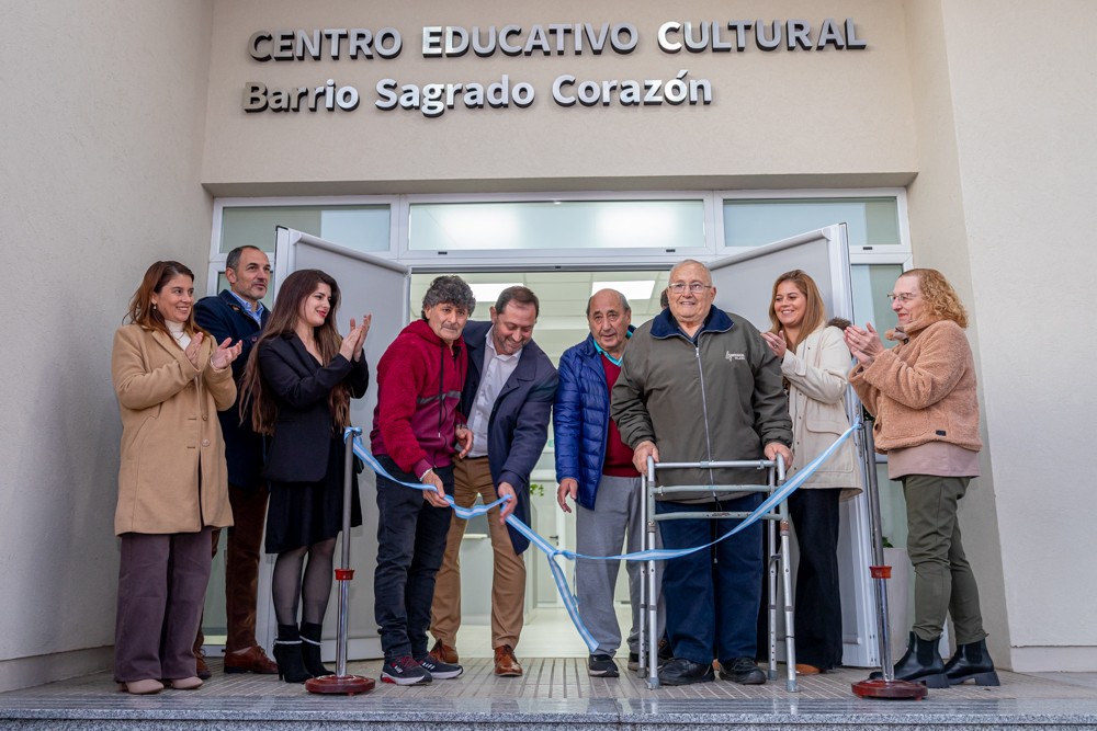 Lincoln: Se inauguró el Centro Educativo Cultural del barrio Sagrado Corazón