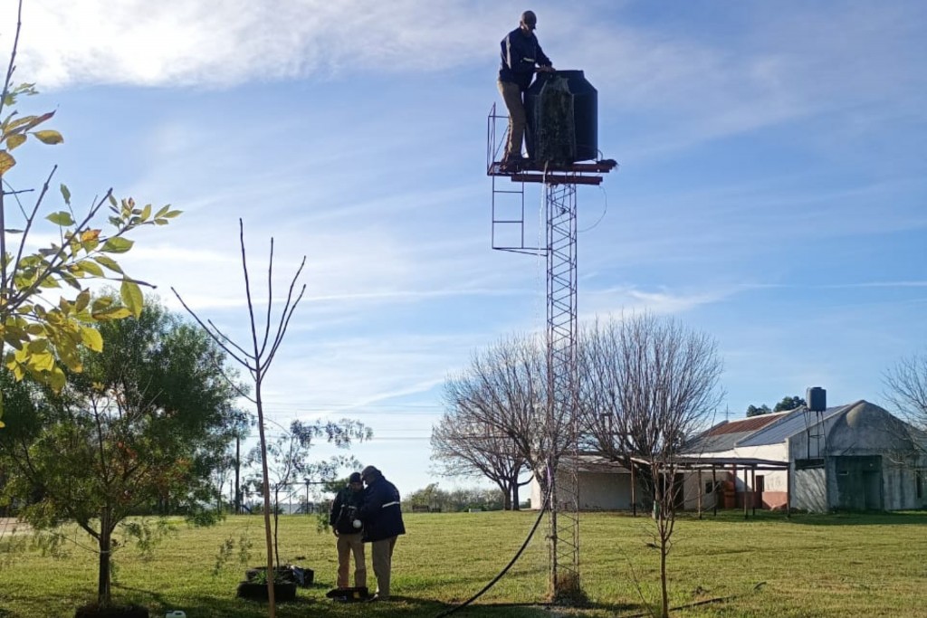 Colón (ER): Se realizaron mejoras en la red de agua potable en Colonia Hughes