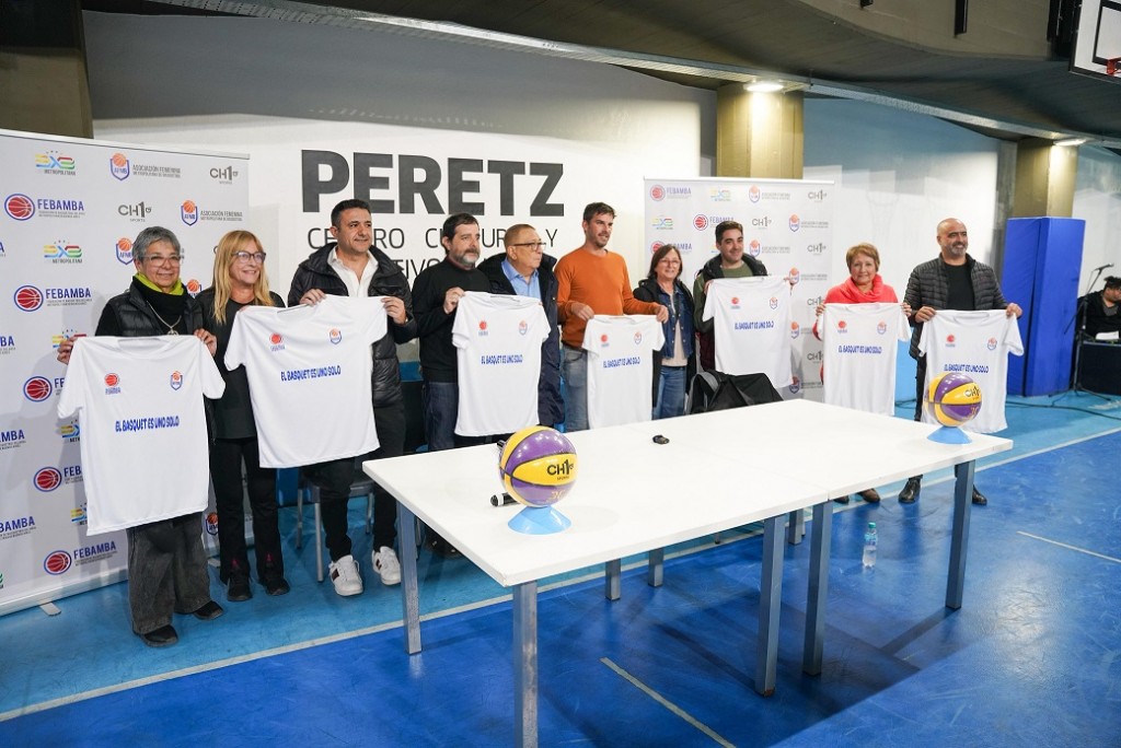 San Martín: Fernando Moreira y FEBAMBA presentaron la primera fecha de la Liga Metropolitana 3x3 