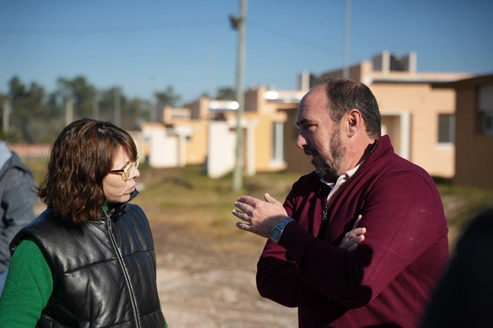 Batakis y Álvarez recorrieron cuatro obras en ejecución en General Paz