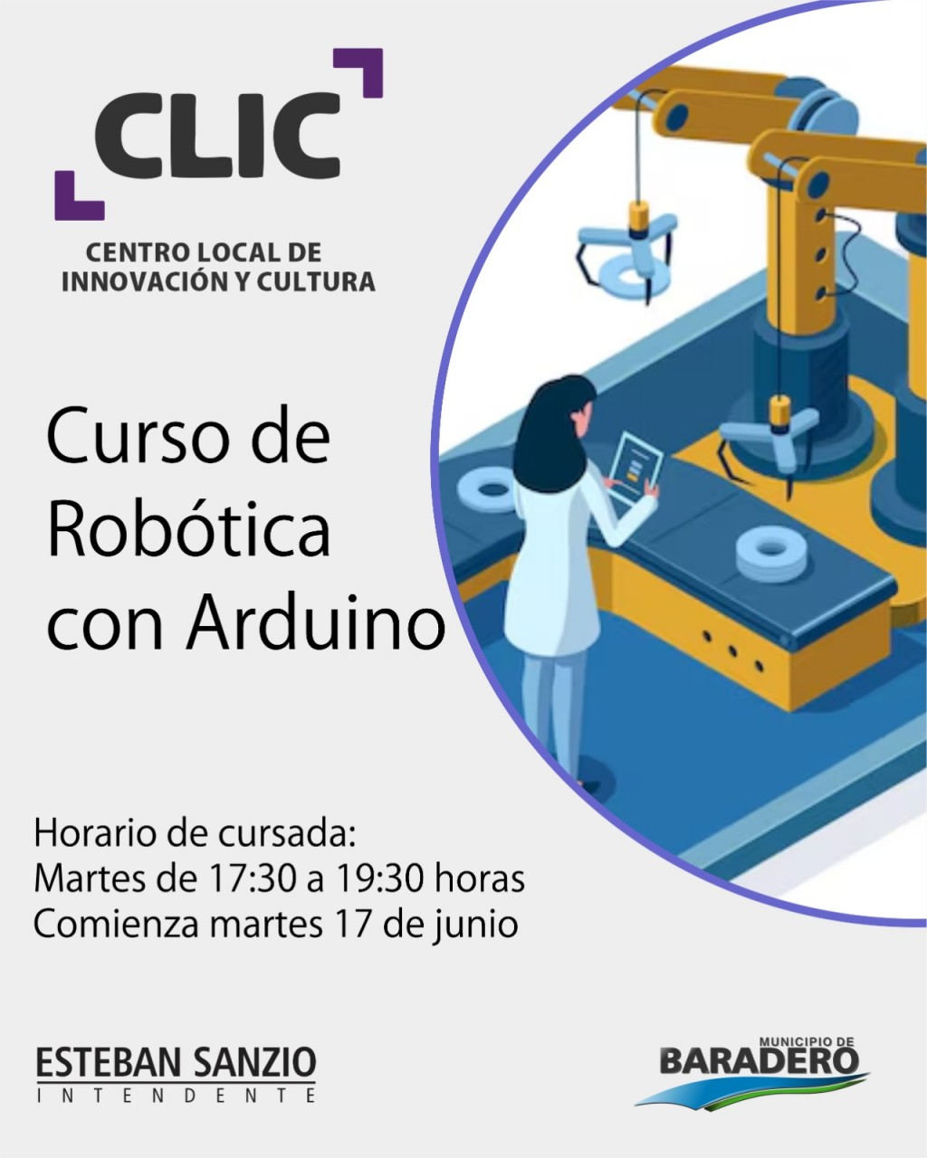 Baradero: Nuevos cursos del CLIC en el Centro Universitario