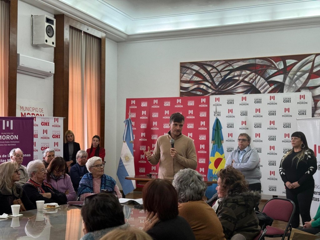 Morón: Ghi encabezó una jornada para visibilizar el maltrato y abuso en la vejez