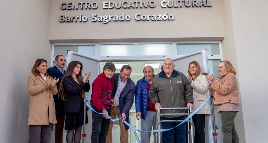 Lincoln: Se inauguró el Centro Educativo Cultural del barrio Sagrado Corazón