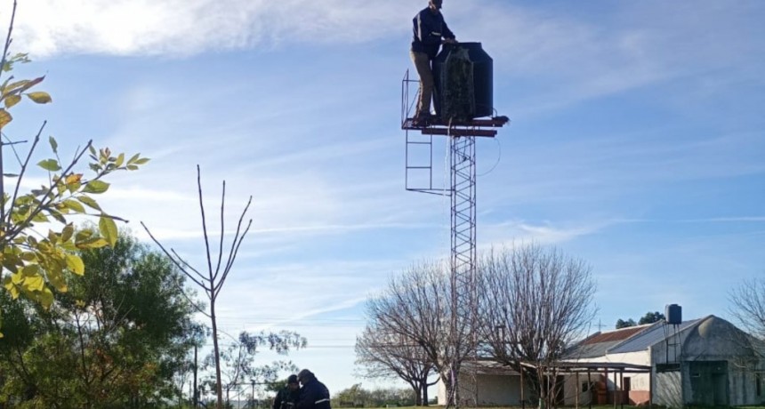 Colón (ER): Se realizaron mejoras en la red de agua potable en Colonia Hughes