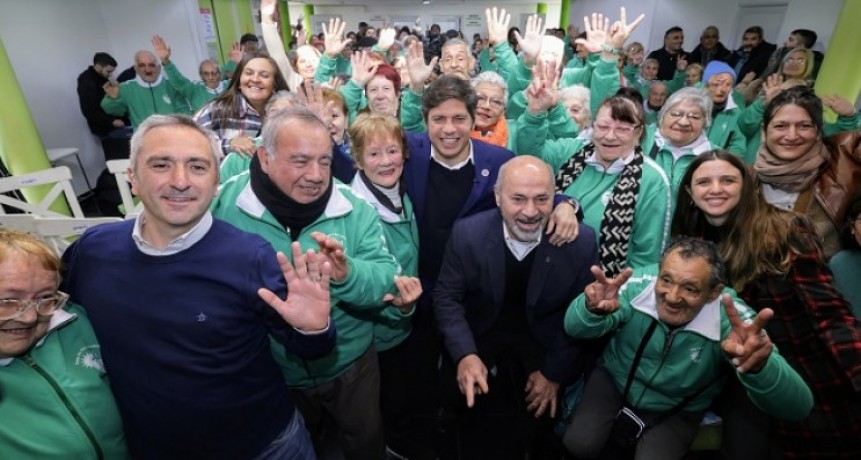 Kicillof presentó el programa Mayores Bonaerenses Activos en Ensenada