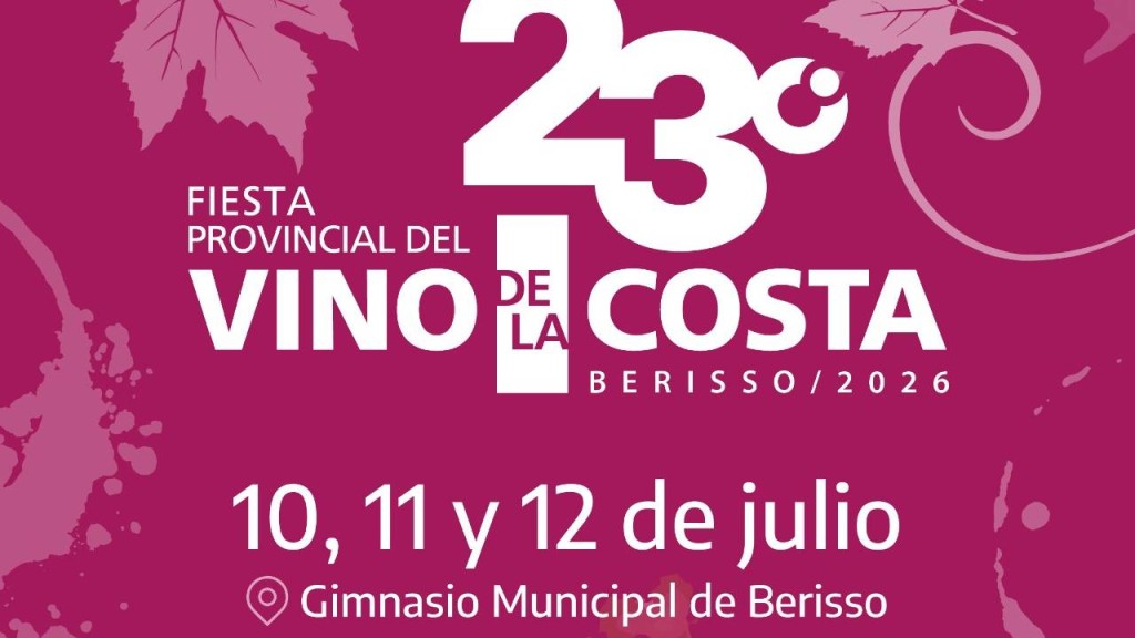 Berisso: Se realizar&aacute; la 23&deg; edici&oacute;n de la Fiesta del Vino de la Costa