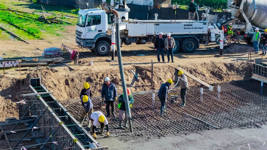 Jun&iacute;n: Fiorini destac&oacute; los avances y el ritmo de trabajo de la obra del paso nivel