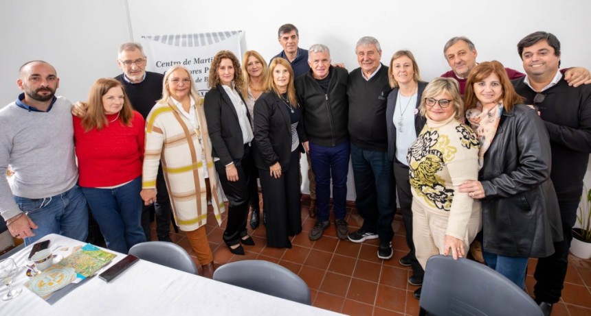 Berazategui: Carlos Balor se reuni&oacute; con representantes del Centro de Martilleros
